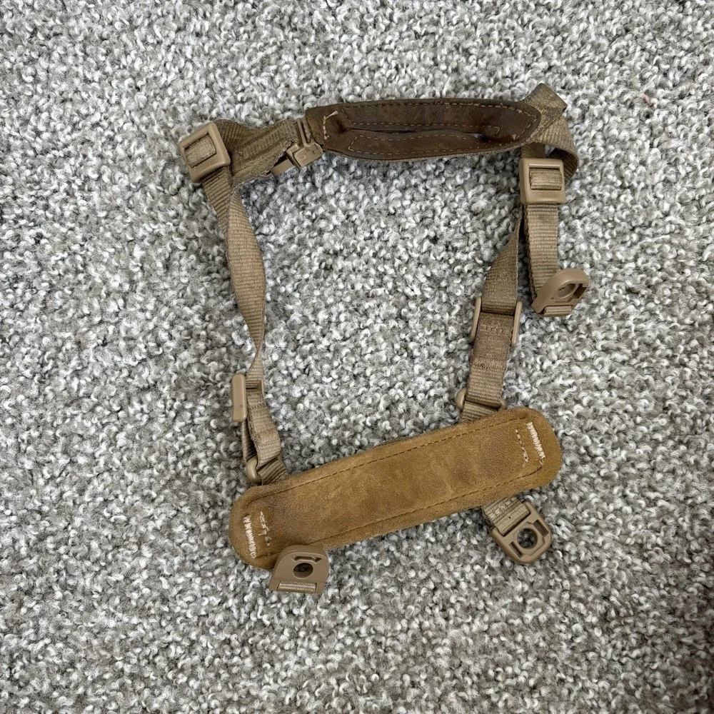 USGI COYOTE IMPROVED H-NAPE CHIN STRAP ( no screws )